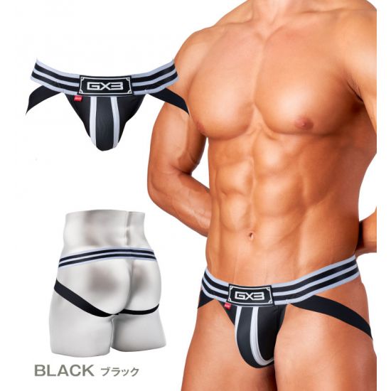 Jock GX3 GLOSS TOUCH DX JOCKSTRAP - BLACK