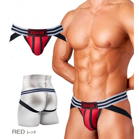 Jock GX3 GLOSS TOUCH DX JOCKSTRAP - RED