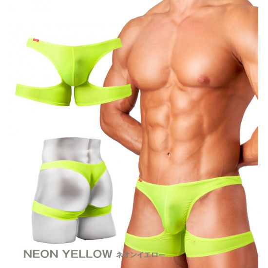 Jock GX3 GLOSS TOUCH DX MICRO CHAPS - NEON YELLOW