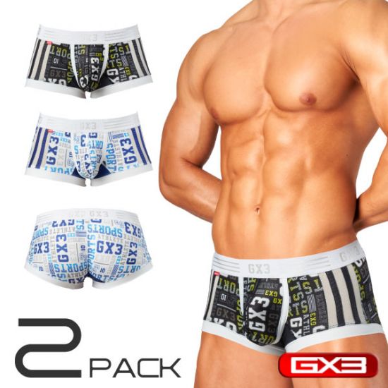Boxer GX3 GLOSS SPORTS LOGO PRINT BOXER