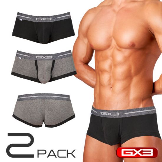Boxer GX3 PRIME COTTON BLACK BOXER