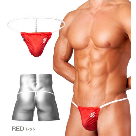 Jock GX3 GLOSS TOUCH FUNDOSHI JAPANESE PATTERN - RED