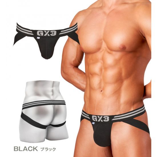 Jock GX3 TOUGH JOCKSTRAP - BLACK