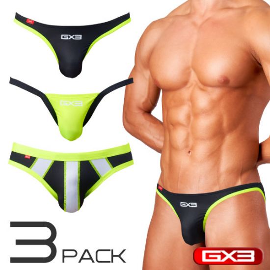 Bikini GX3 GLOSS TOUCH DX BIKINI ASSORTED  แพ๊ค 3 ชิ้น