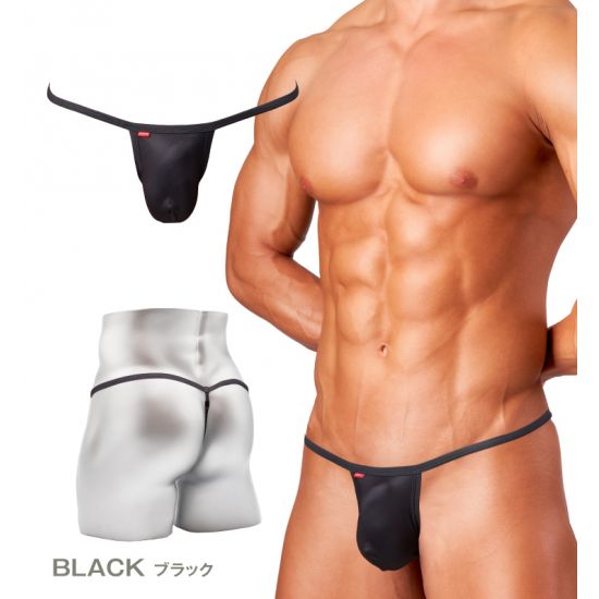 Jock GX3 GLOSS SPORTS HOOK G-STRING - BLACK