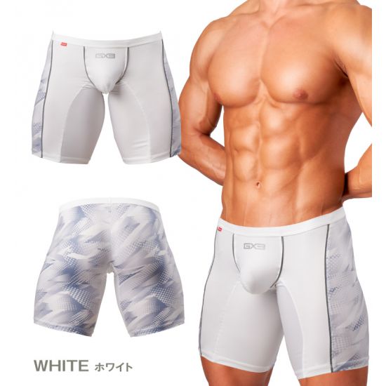 Boxer GX3 WEAR-GLOSS SPORTS- BOXER SPATS - WHITE