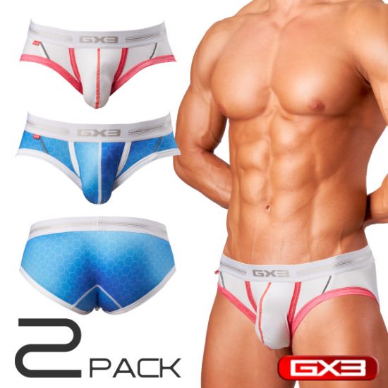 Brief GX3 GLOSS SPORTS BRIEF  แพ๊ค 2 ชิ้น