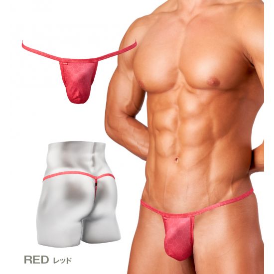 Jock GX3 GLOSS SPORTS HOOK G-STRING - RED