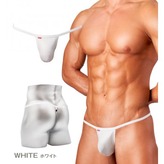 Jock GX3 GLOSS SPORTS HOOK G-STRING - WHITE