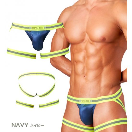 Jock GX3 PROFESSION JOCKSTRAP WITH LEG BAND - NAVY