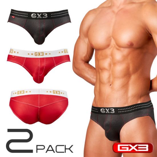 Brief GX3 WESTERN BLACK DENIM STITCH BRIEF