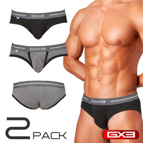 Brief GX3 PRIME COTTON BLACK BRIEF