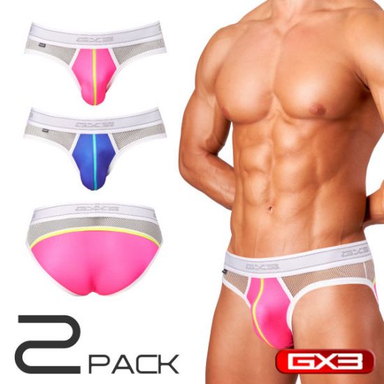 Brief GX3 GLOSS NEON MESH BRIEF